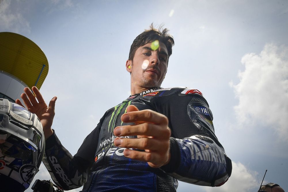 Second place Maverick Vinales, Yamaha Factory Racing