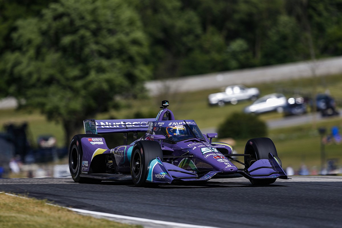 Grosjean snelste in eerste vrije training Road America