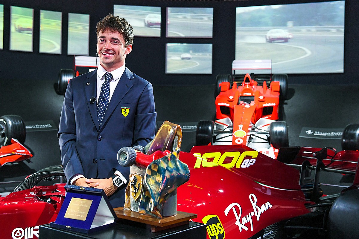 Leclerc premiato col Trofeo Bandini: "Che sia di buon auspicio"