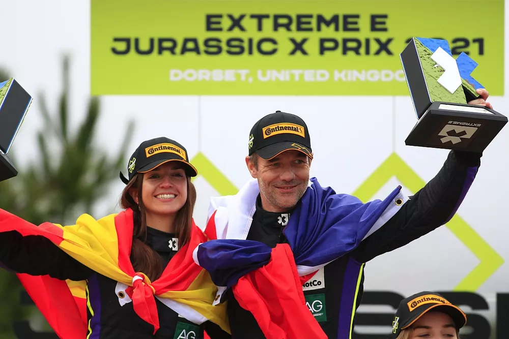 Cristina Gutierrez, Sebastien Loeb, X44, 1st position