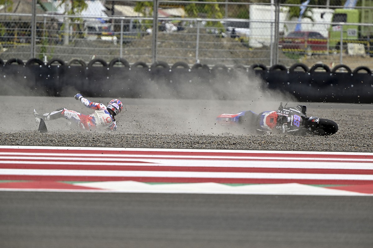 MotoGP | Mandalika: nei test più del 54% dei piloti è finito a terra