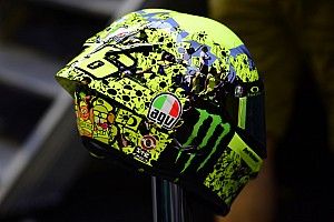 El casco especial de Rossi para su despedida de Misano