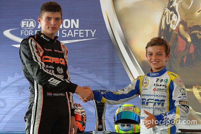 Lando Norris, Europees kampioen 2013 met Max Verstappen