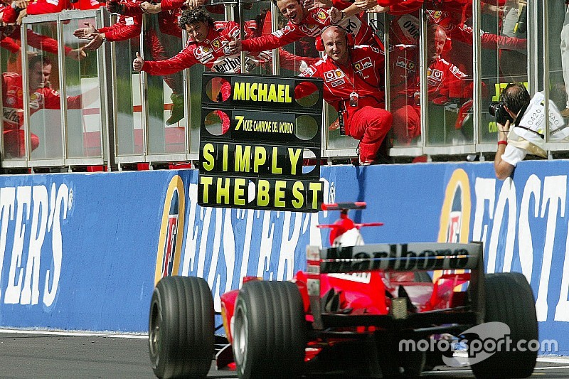 Galeri: Schumacher 7. şampiyonluğunu kazanıyor