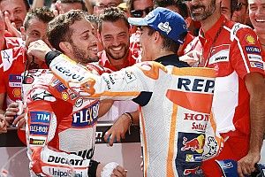 Dovizioso senang menangi duel sulit lawan Marquez