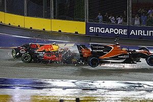 BRÉKING: Vettel, Räikkönen és Verstappen is azonnal kiesett Szingapúrban