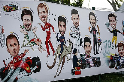 Látványos karikatúrákon az F1-es pilóták