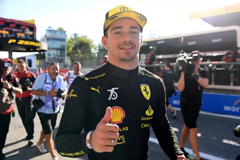 Leclerc: Poleposition in Monza "eine gro&szlig;e &Uuml;berraschung"