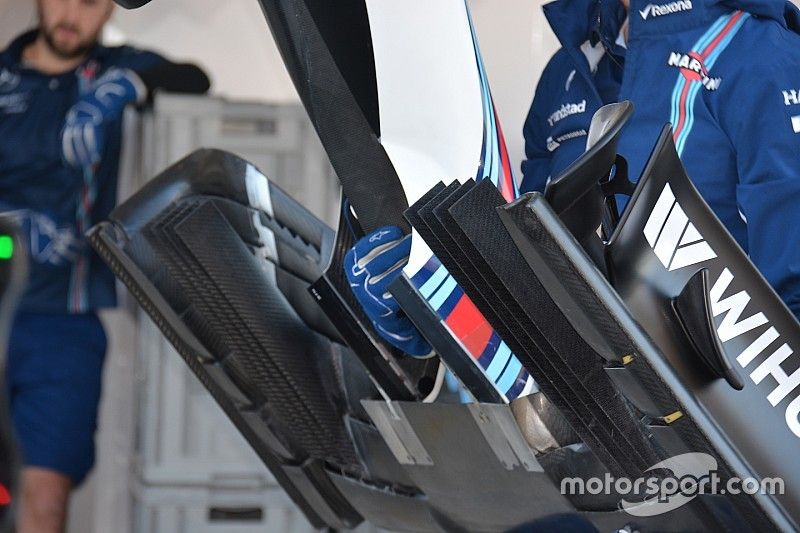 Williams: c'è una nuova ala anteriore sulla FW38