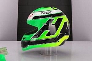 Hulkenberg revela nova pintura no capacete para 2016