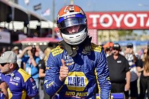 Long Beach IndyCar: Brilliant Rossi beats the Penskes to pole