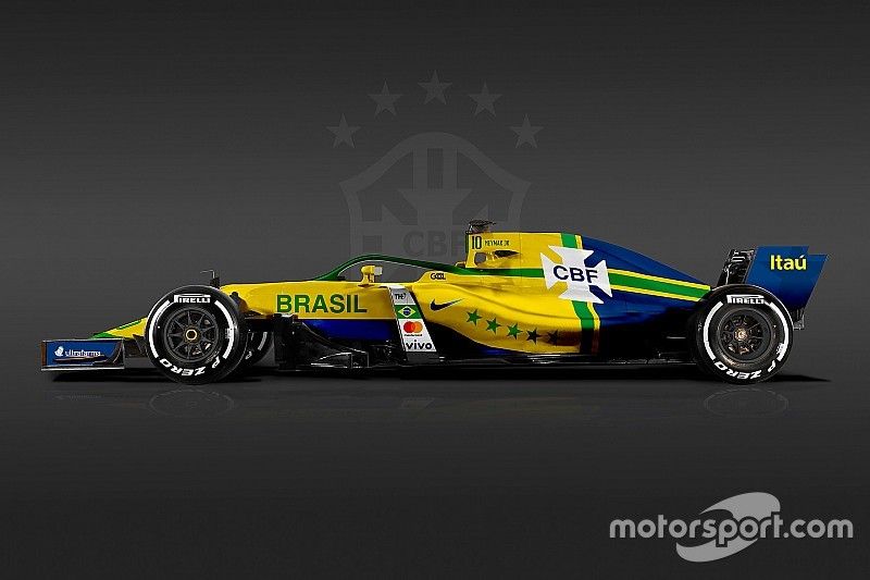 Fotogallery: la Formula 1 si "veste" con i colori delle nazionali di calcio