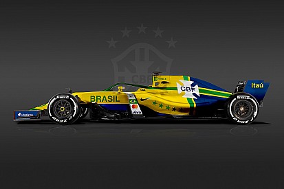 A 2018-as futball VB festései az F1-es autókon