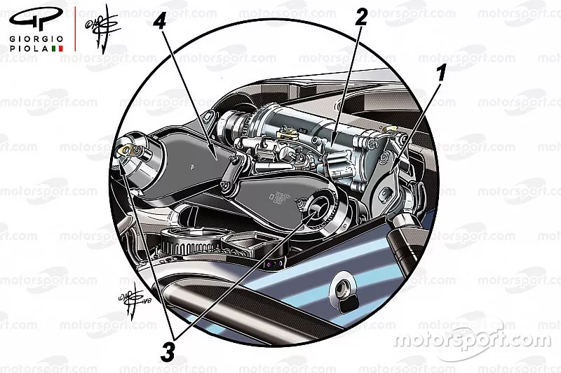 Mercedes W09 damper