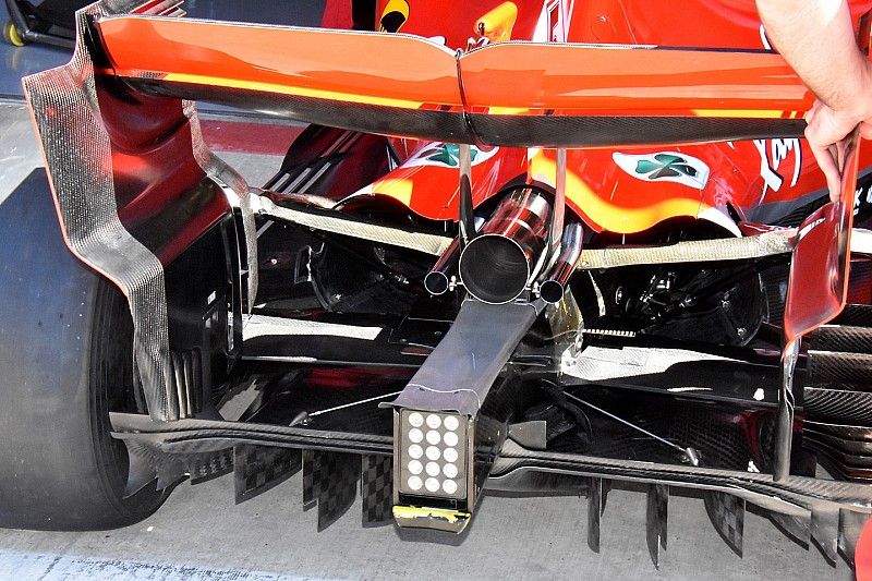 Ferrari SF71H rear and diffuser