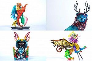 GALERÍA: los alebrijes de los pilotos para el GP de México