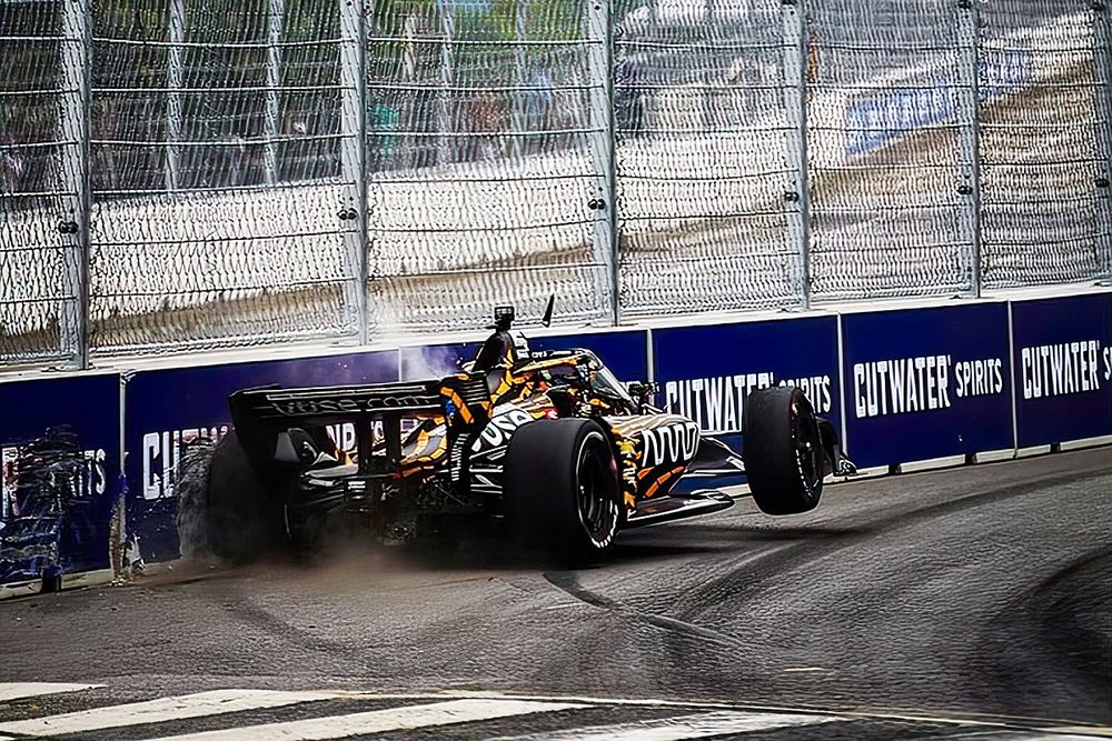 IndyCar drivers relishing "violent" bumpy Nashville track