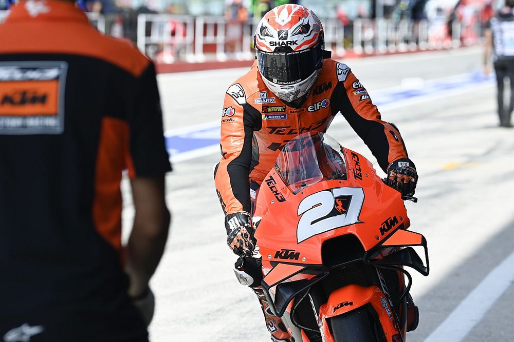 KTM: Lecuona a piedi è furioso, Petrucci più filosofico