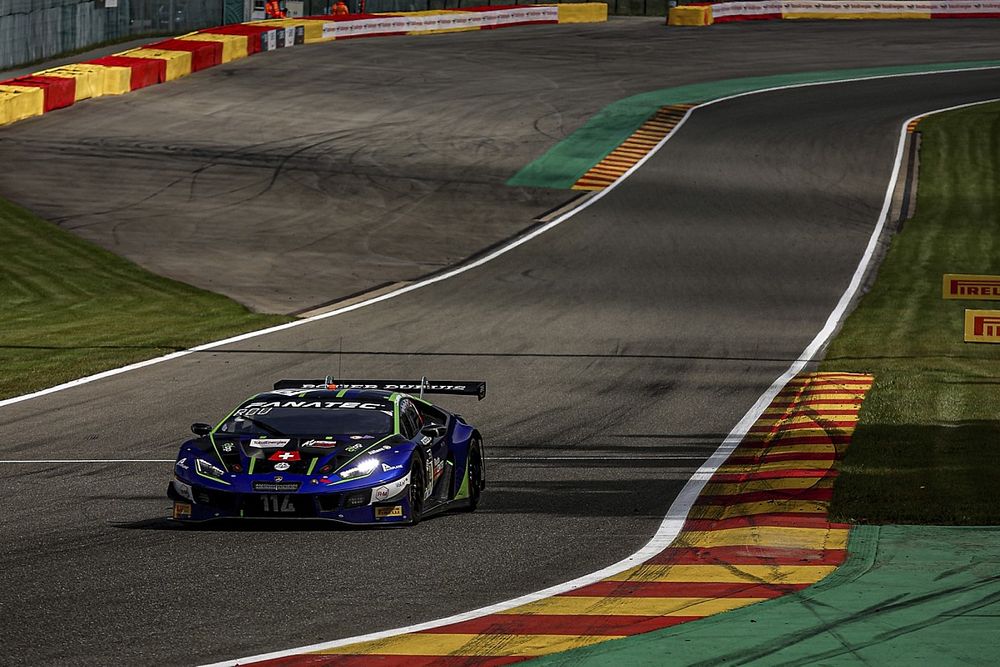 #114 Emil Frey Racing Lamborghini Huracan GT3 Evo: Arthur Rougier, Konsta Lappalainen, Jack Aitken