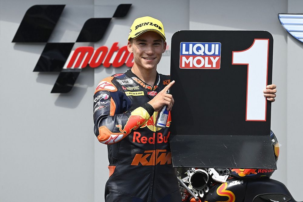 Pole sitter Deniz Oncu, Red Bull KTM Tech 3