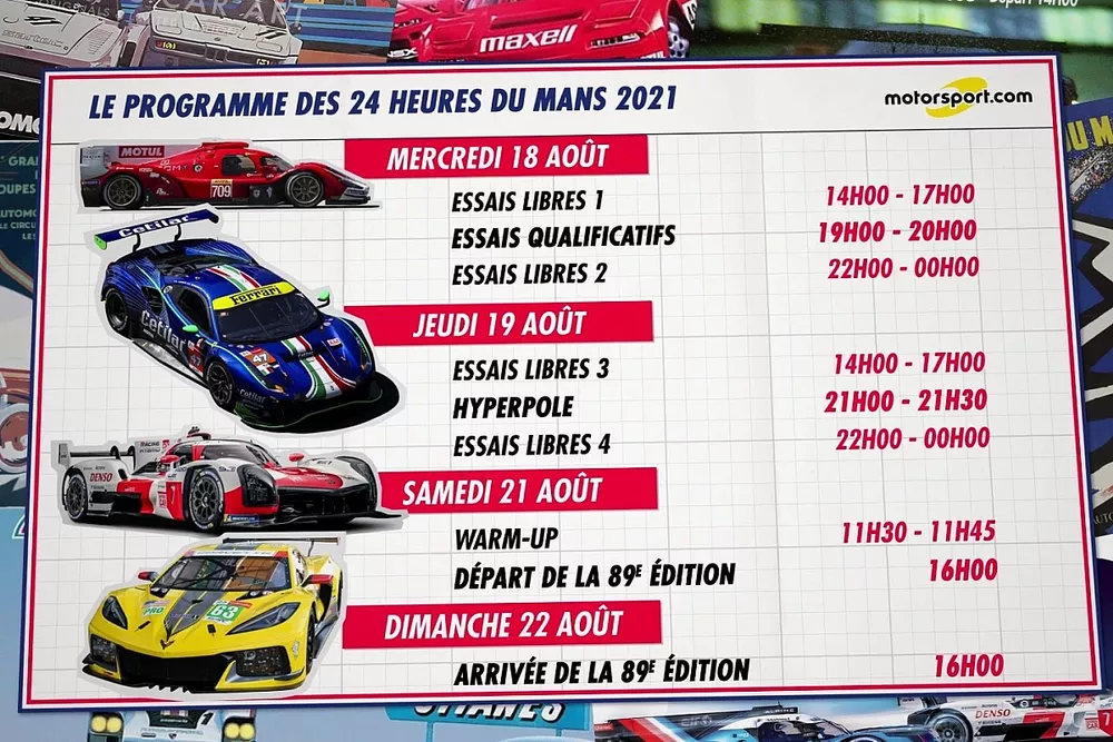 Le Programme des 24H du Mans 2021