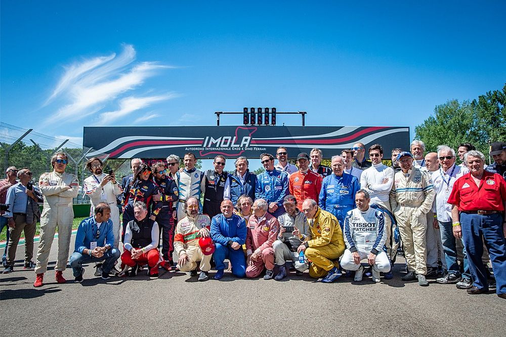 I protagonisti della quinta edizione dell'Historic Minardi Day all'Autodromo di Imola