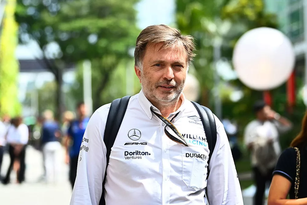 Jost Capito, PDG de Williams Racing, arrive au circuit