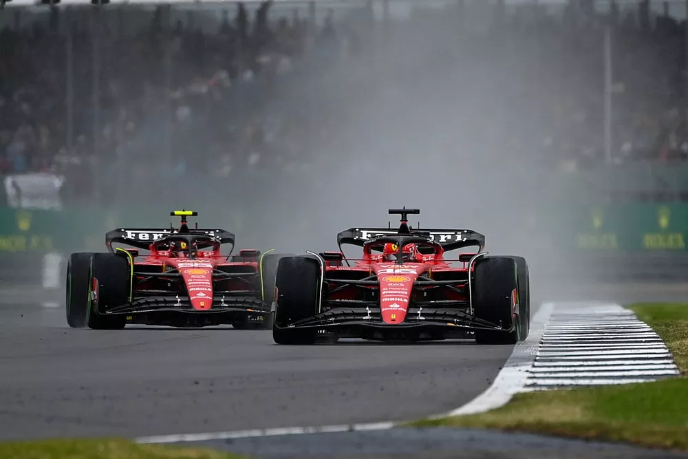 Charles Leclerc, Ferrari SF-23, Carlos Sainz, Ferrari SF-23