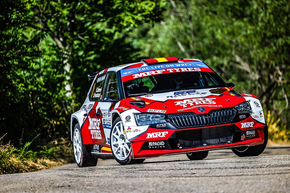 Efr&eacute;n Llarena, Sara Fernandez, Skoda Fabia Rally2 evo