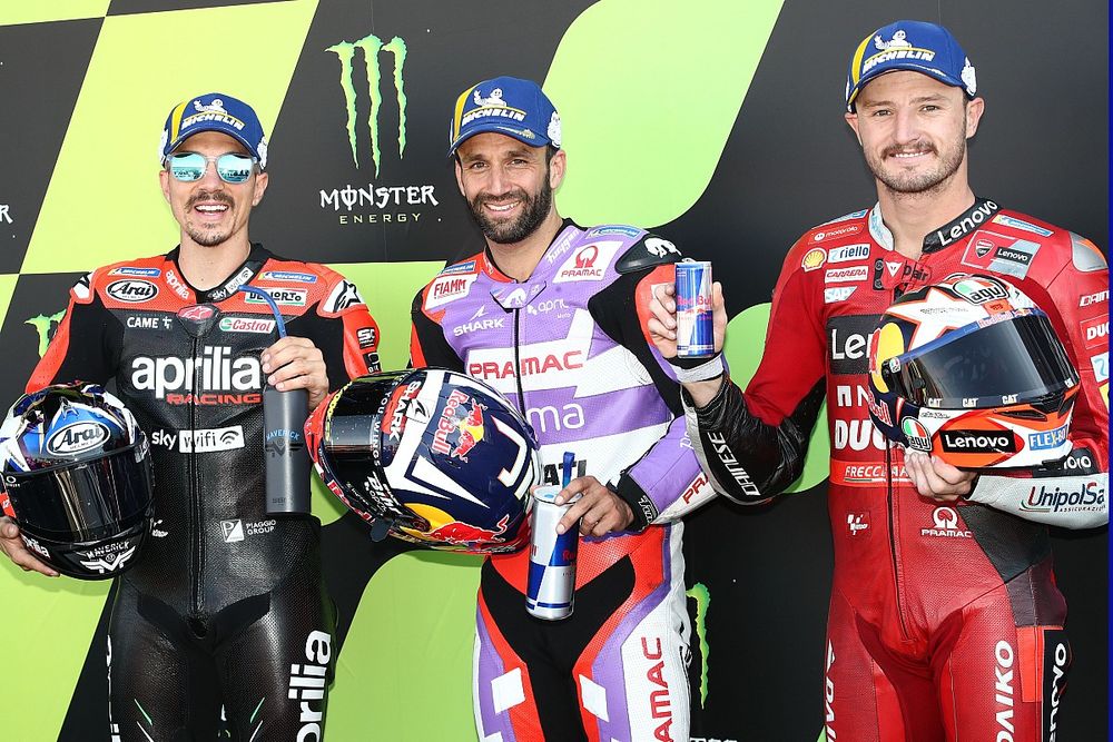 Startopstelling voor de MotoGP Grand Prix van Groot-Brittannië