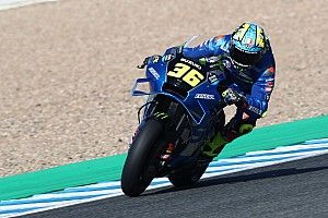 MotoGP Spanish GP: Mir leads Suzuki 1-2 as Quartararo crashes in FP1