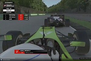 Videón Verstappen és Juncadella drámai ütközése az utolsó körben