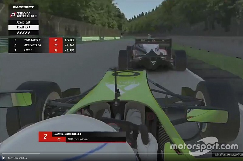 Videón Verstappen és Juncadella drámai ütközése az utolsó körben