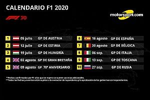 F1 anuncia 10 primeras carreras del calendario 2020