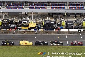 Talladega Cup race halted by rain with Reddick out front