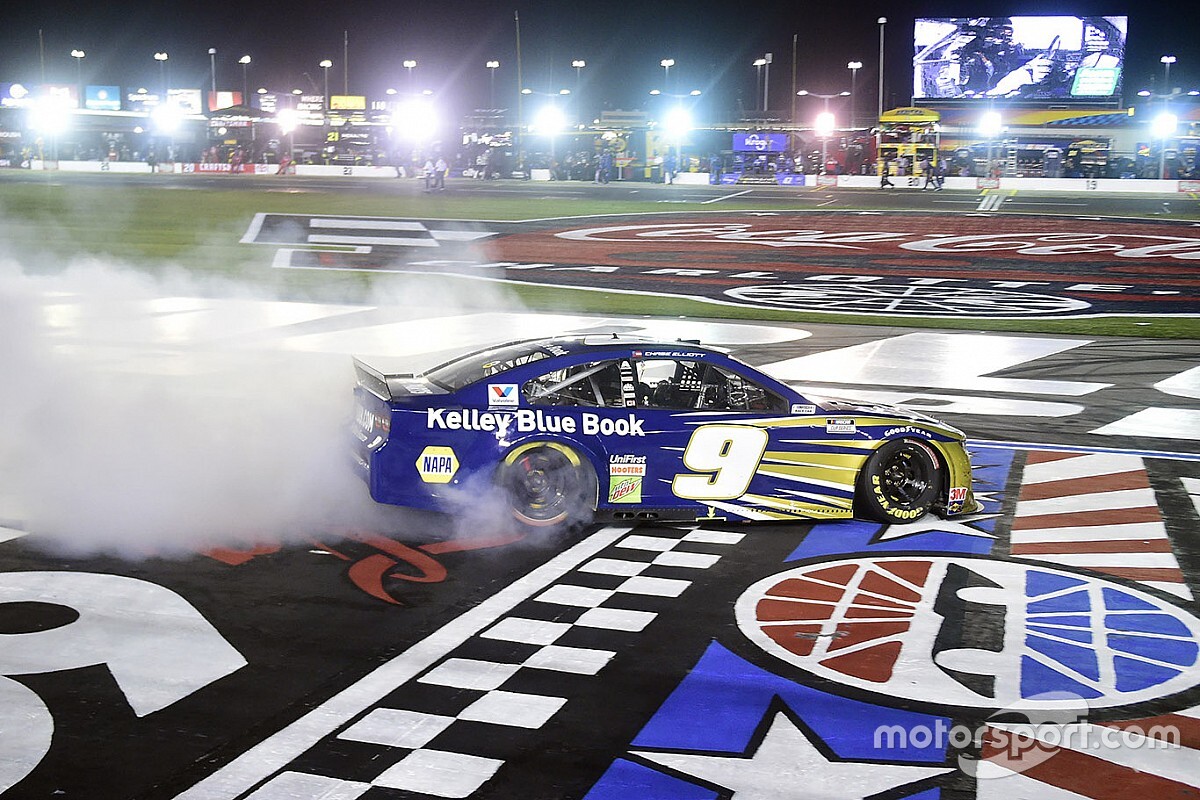 NASCAR Charlotte 2: Chase Elliott siegt nach Gewitter