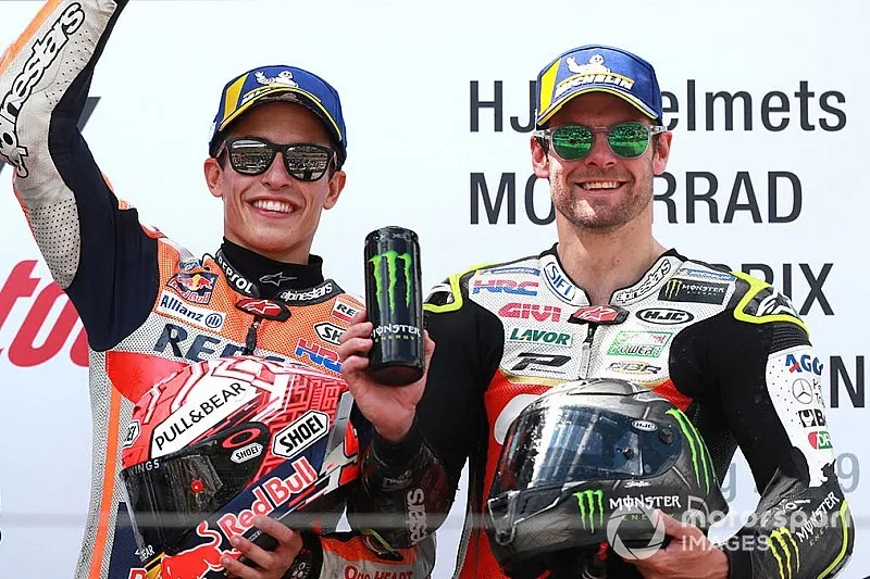 Podio: Ganador, Marc Marquez, Repsol Honda Team, segundo, Maverick Vinales, Yamaha Factory Racing, tercero, Cal Crutchlow, Team LCR Honda
