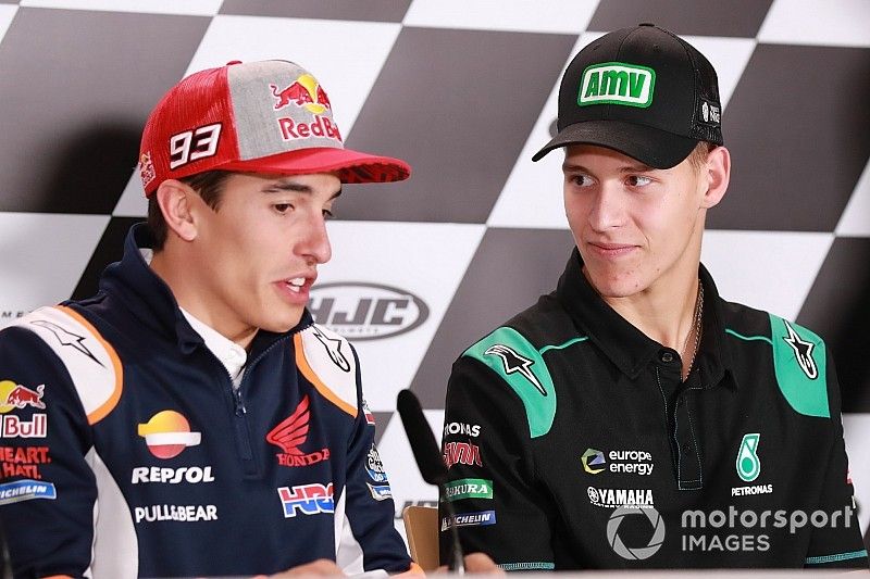 Marquez: Quartararo not yet facing "real pressure"