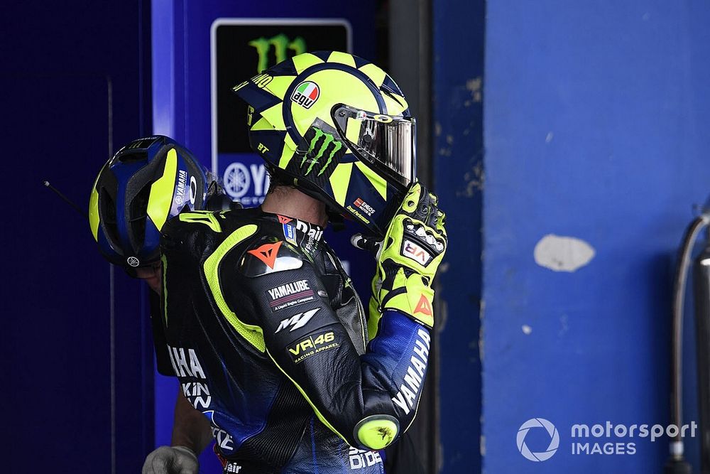 Las fotos de Valentino Rossi y su test en Misano