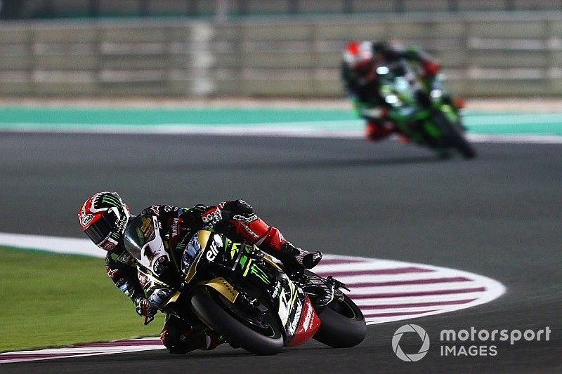 Losail, Warm-Up: Jonathan Rea più veloce di tutti anche sotto la pioggia