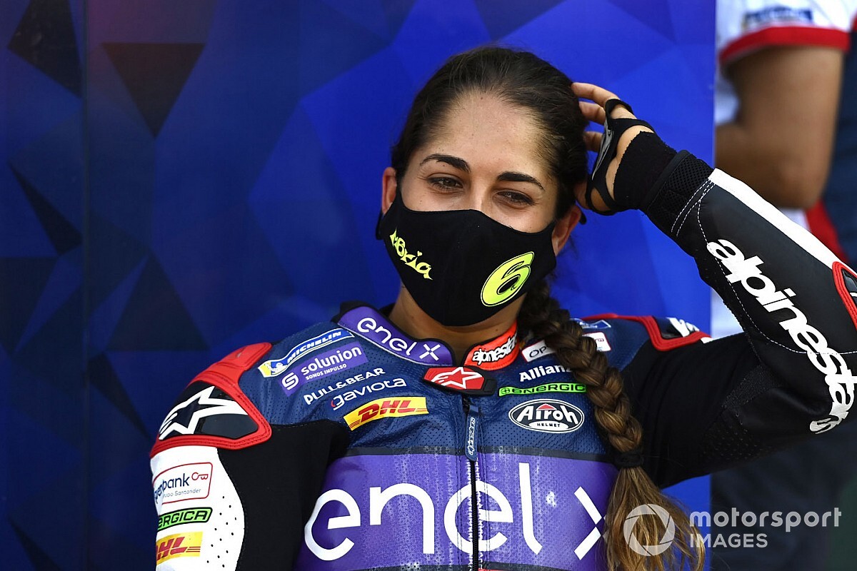 Maria Herrera in Supersport con Biblion Motoxracing nel 2021