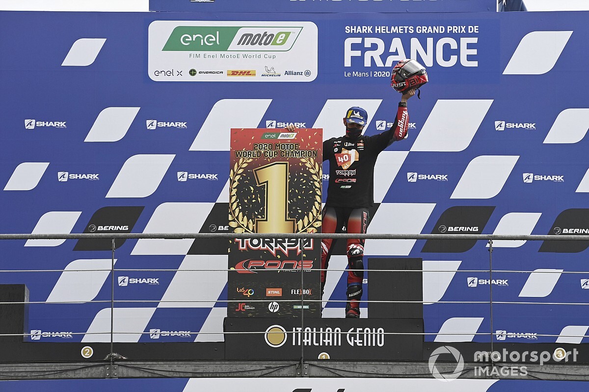 Torres crowned MotoE champion in Le Mans finale