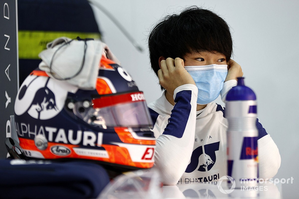 平常心で臨んだ初のF1テスト。しかしマシン性能は想像以上「首を鍛えないと」と角田裕毅
