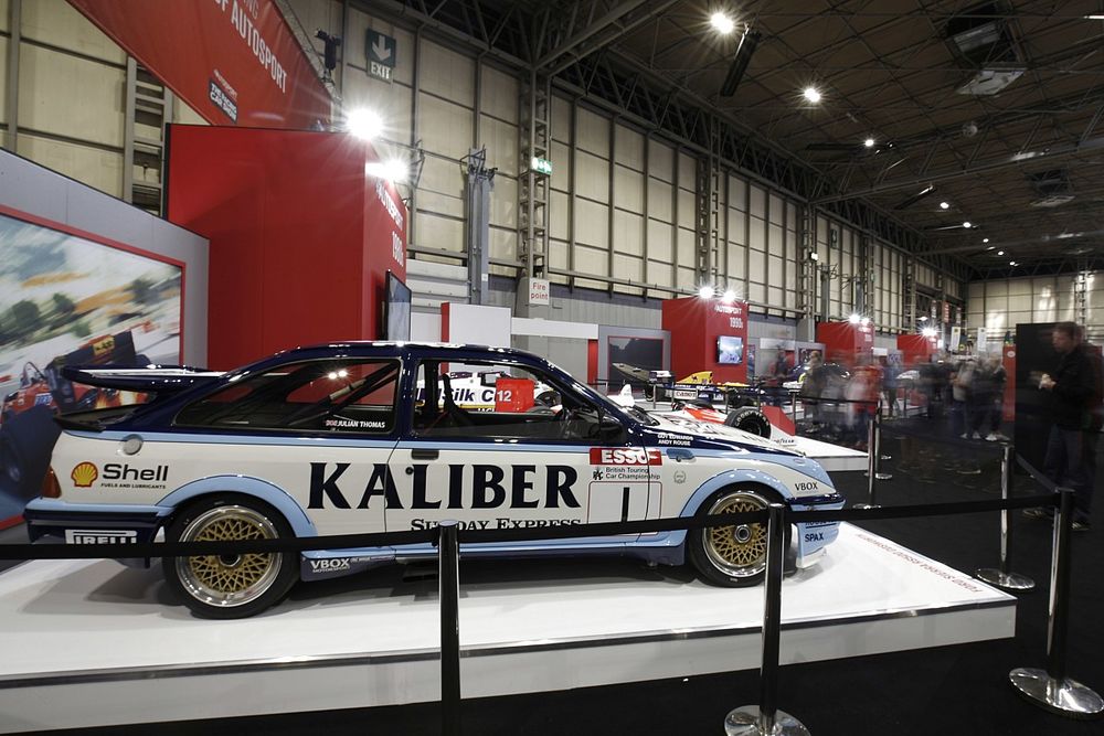 A general view of the fans around Andy Rouse’s Ford Sierra RS500 Cosworth