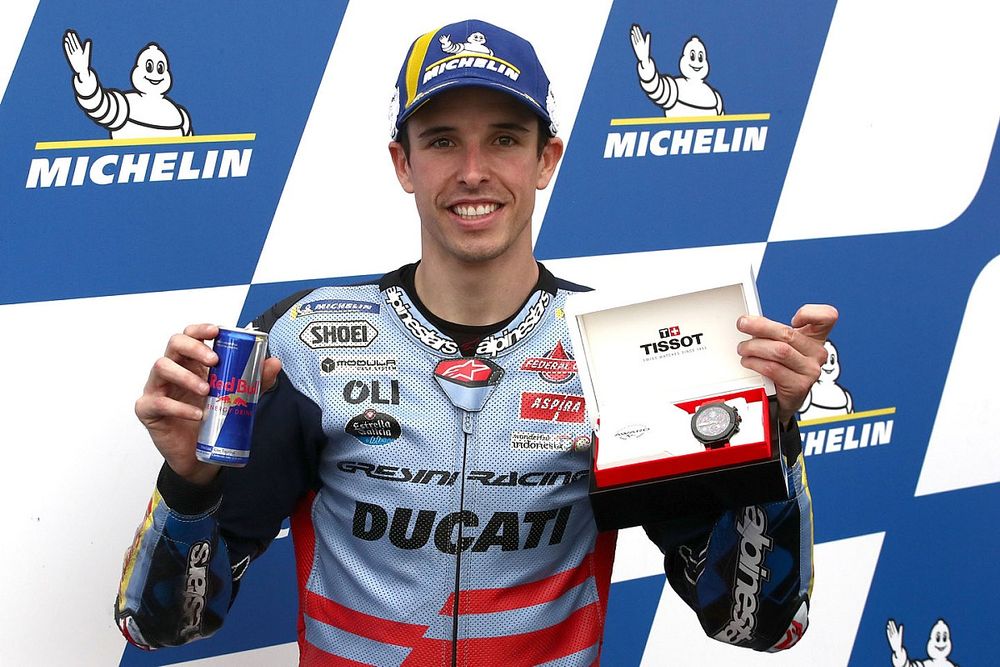 Piloto de la pole position, Alex Marquez, Gresini Racing