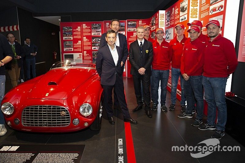 Ferrari at 24 Heures du Mans: la mostra inaugurata da Fillon e Neveu