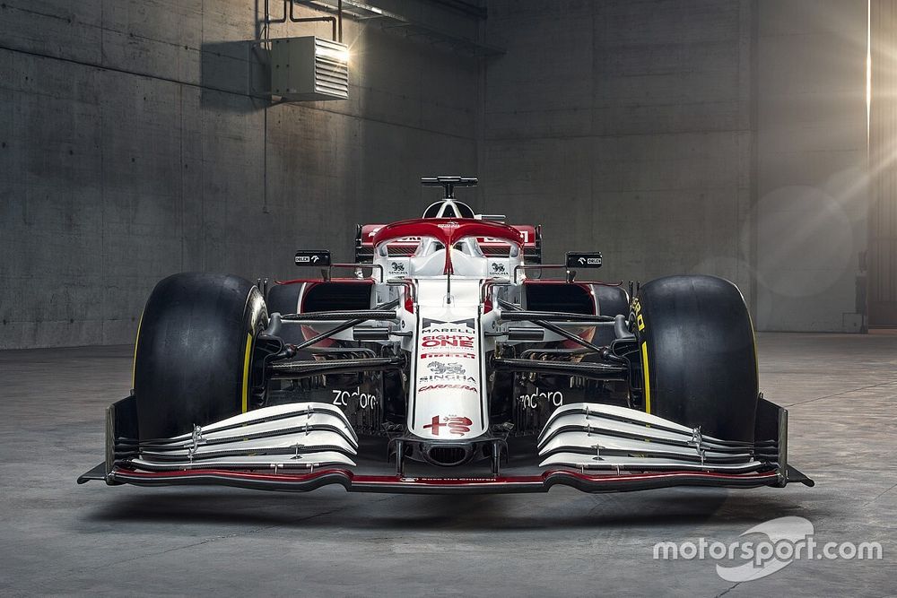 Aileron avant de l'Alfa Romeo Racing C41