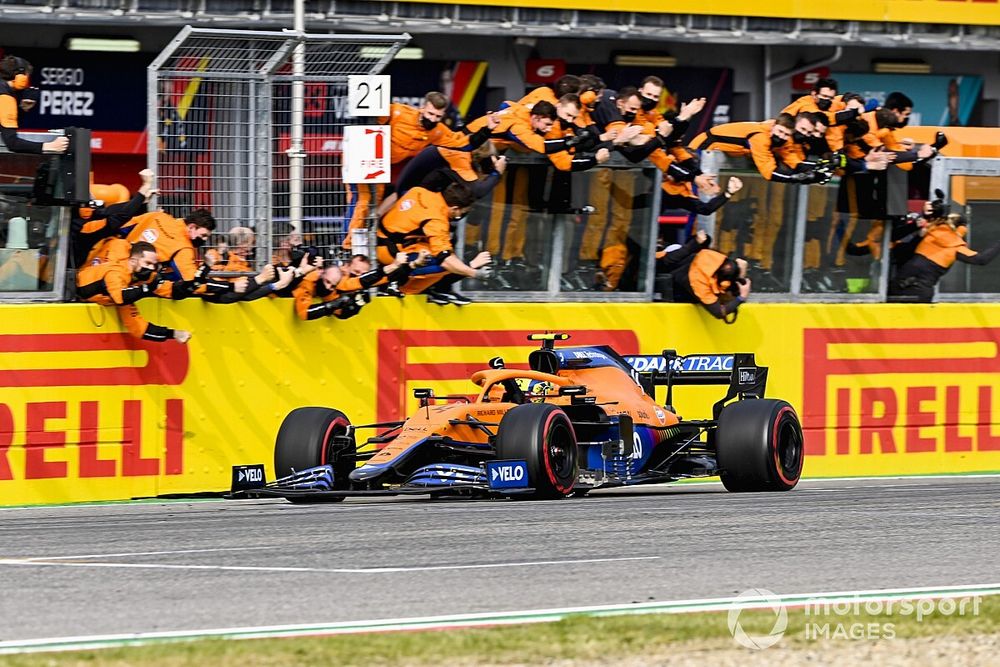 Norris sur le podium malgré des pneus qui "agonisaient"