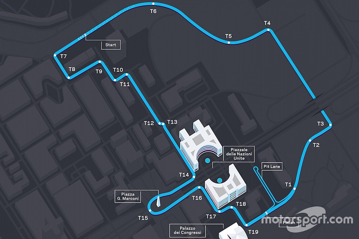 La Fórmula E presenta el nuevo diseño del circuito de Roma