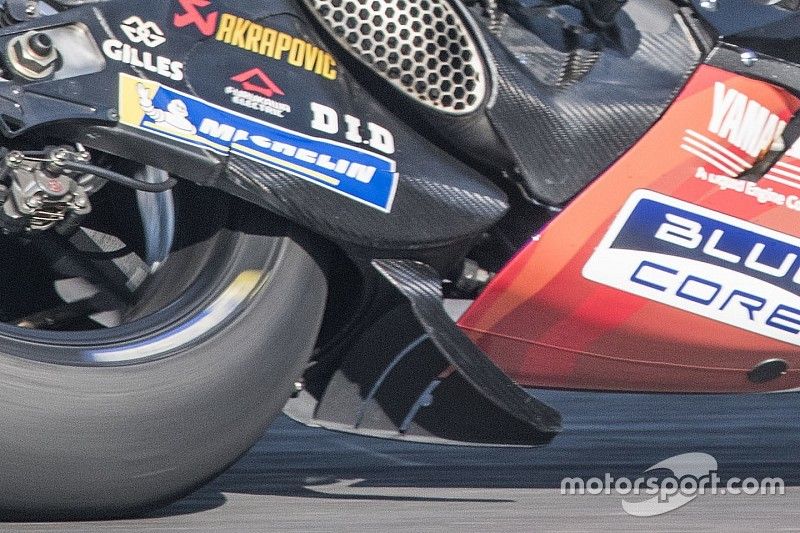 Yamaha y Aprilia descubren su deflector trasero